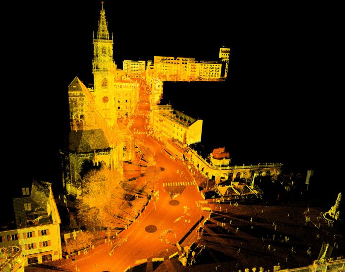 Rilievo progetto Tram Bolzano